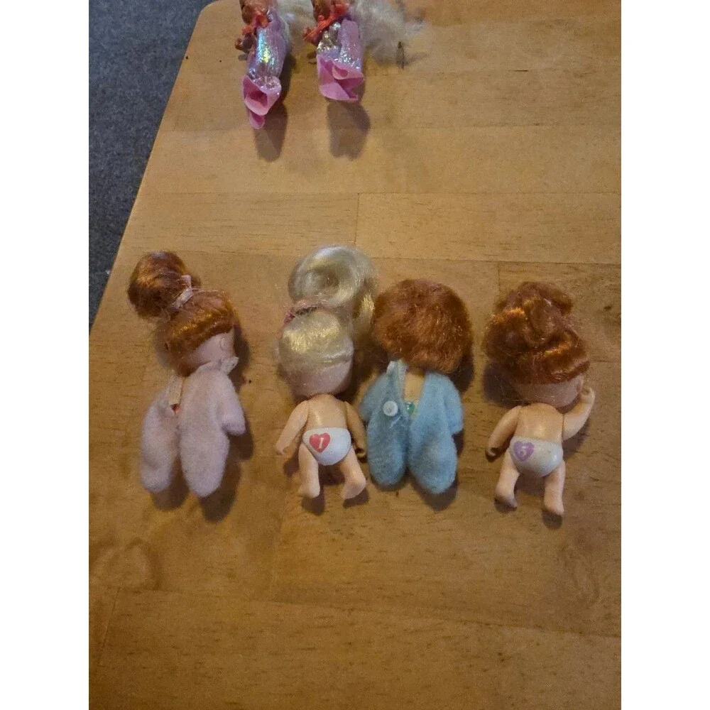 4 1990 Tyco Quint Dolls One Blond 3 Redhead - Picture 2 of 2